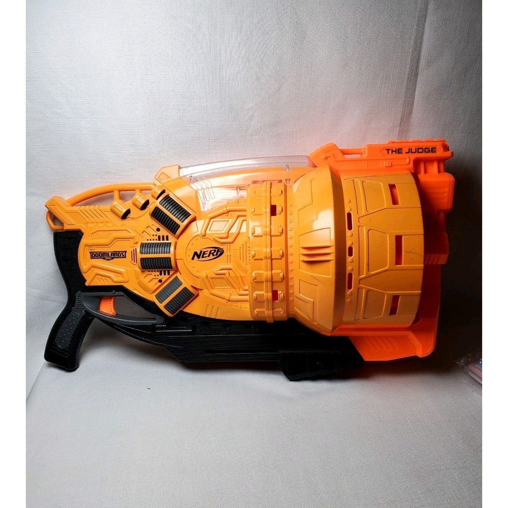 Nerf Doomlands‎ 2169 "The Judge" Blaster 30-Round Drum Dart Gun-Tested-Working!